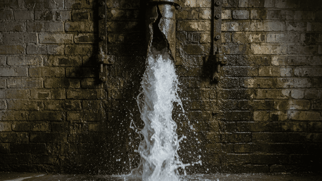 Tekanan Air Berlebih dalam Pipa Air