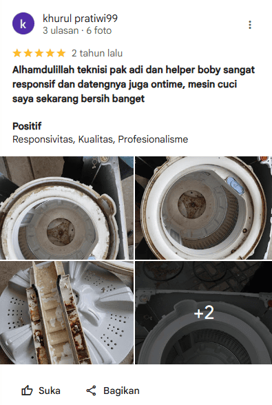Review Pelanggan Home Steril Cuci Mesin cuci di home-steril.com