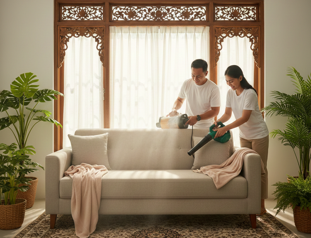 Pentingnya Pengeringan yang Sempurna setelah Mencuci Sofa