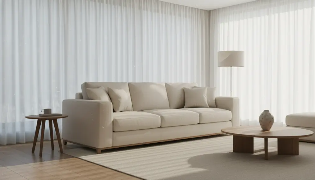 3. Hindari Sinar Matahari Langsung: Jaga Warna dan Material Sofa