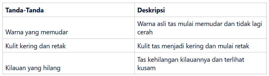 Tanda-Tanda Tas Anda Membutuhkan Layanan Recoloring