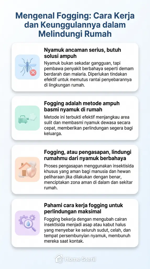 Mengenal Fogging: Cara Kerja dan Keunggulannya dalam Melindungi Rumah