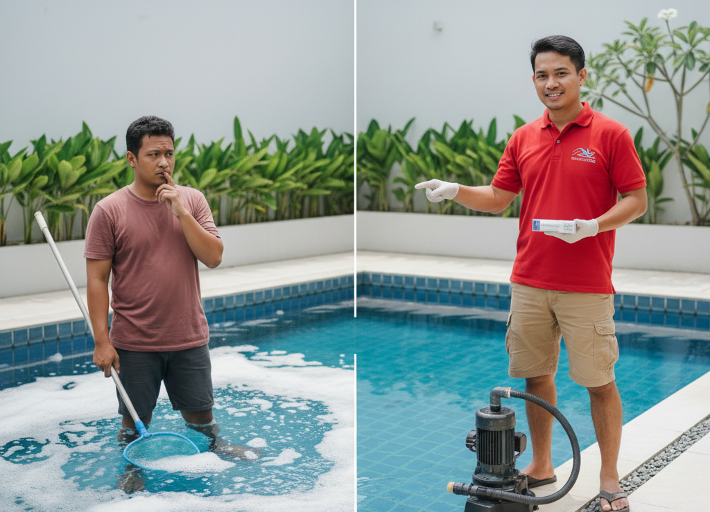 Solusi Jitu Mengatasi Kolam Berbusa: Bisa Sendiri atau Panggil Profesional?