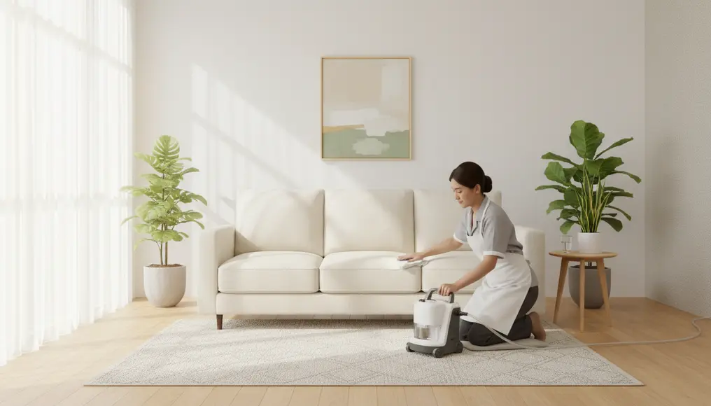 Wet Cleaning untuk Sofa Kantor: Strategi Meningkatkan Higienitas dan Produktivitas Karyawan