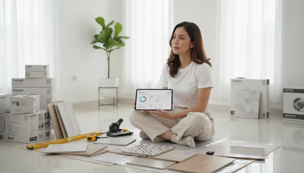 Biaya Pasang Keramik Lantai & Dinding Rumah