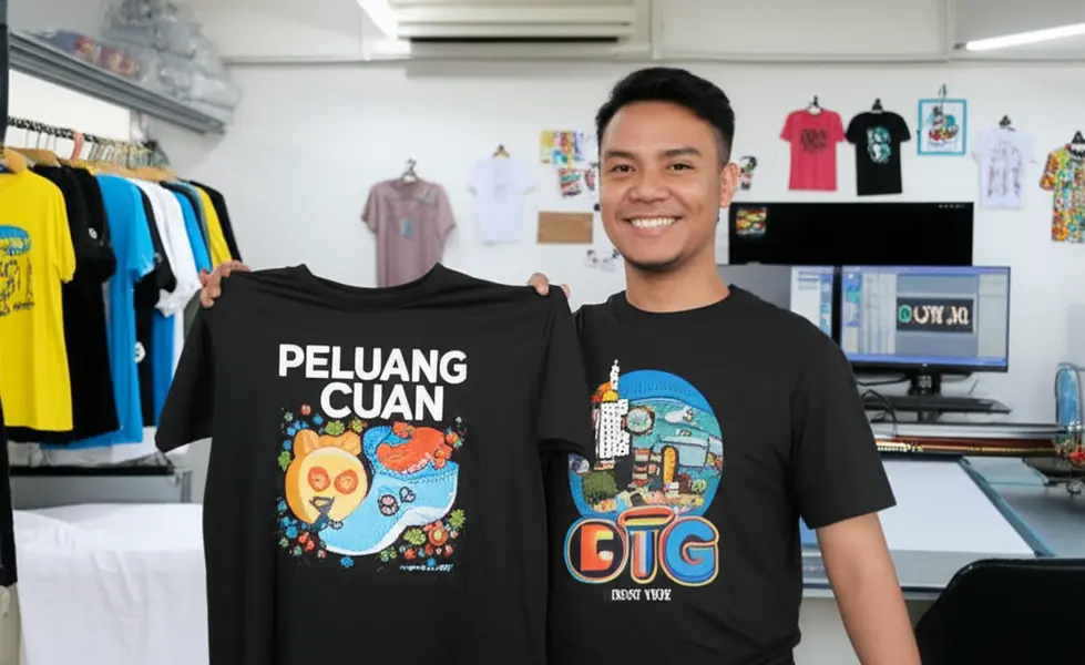 Teknik Sablon Kaos Digital (DTG) Terbaik: Panduan Memilih Mesin & Strategi Pemasaran untuk Bisnismu