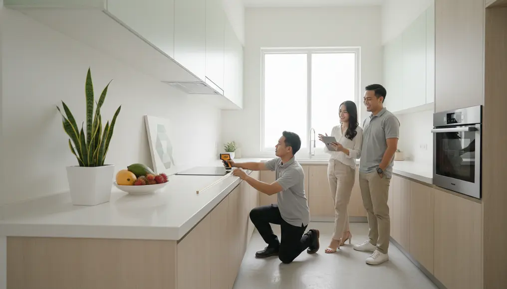 Pentingnya Survey Lokasi dalam Jasa Pembuatan Kitchen Set Custom: Apa yang Diukur?