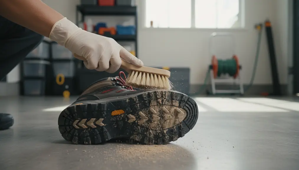Langkah-Langkah Membersihkan Lumpur dari Sepatu Gunung