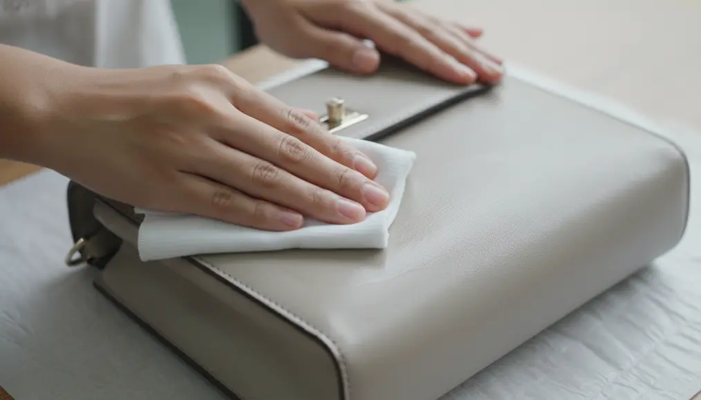 Persiapan: Cuci Tas Kulit Hingga Bersih