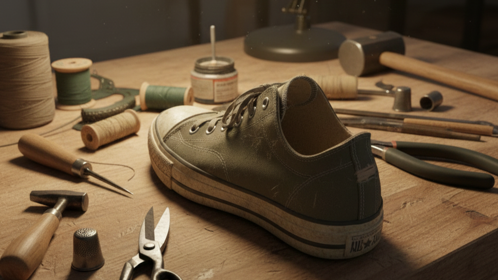 Alat dan Bahan yang Dibutuhkan Untuk Memperbaiki Upper Sepatu