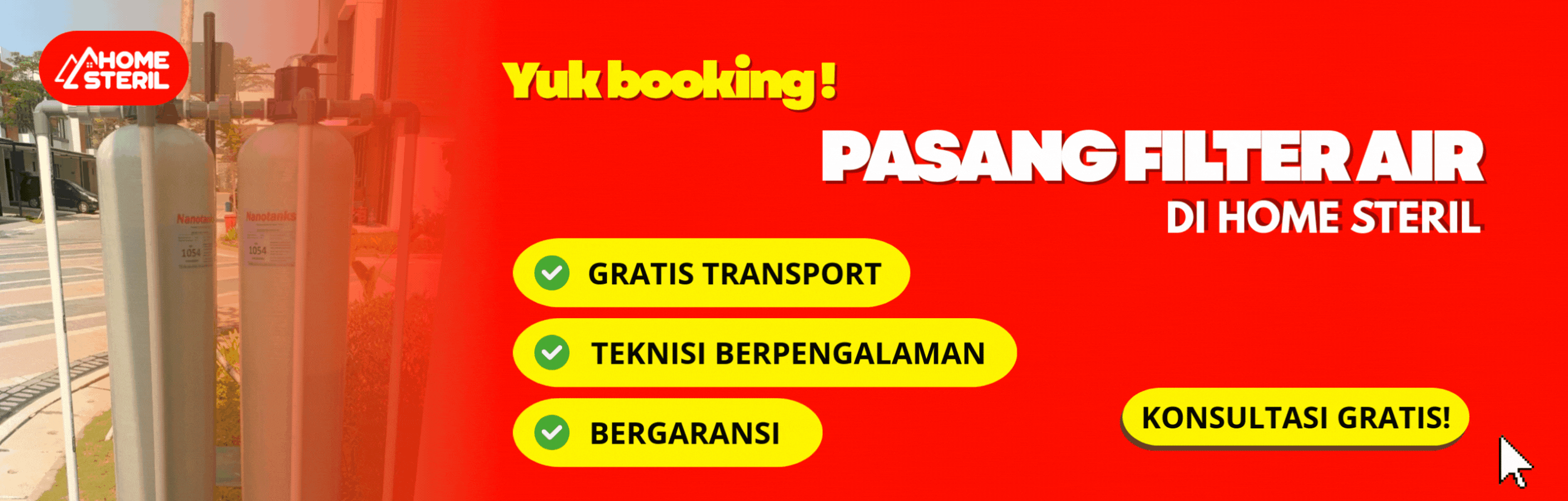 jasa pasang filter air di home-steril.com
