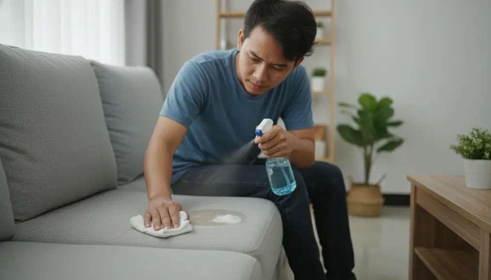 Teknik Cuci Sofa Mandiri yang Efektif di Apartemen Kecil