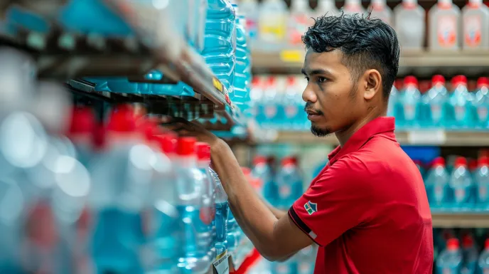 Kendalikan suhu penyimpanan produk laundry sepatu agar awet