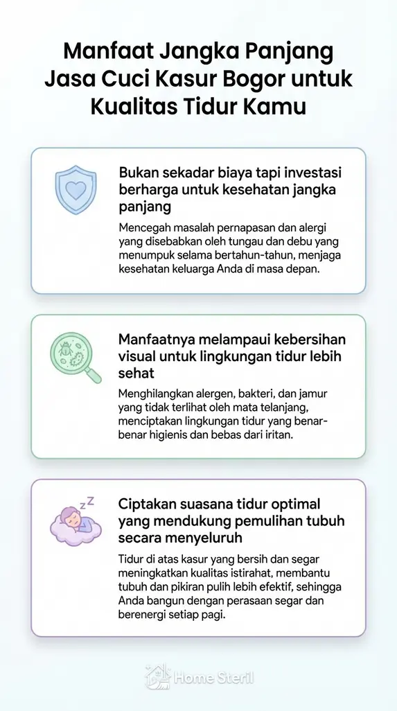 Manfaat Jangka Panjang Jasa Cuci Kasur Bogor untuk Kualitas Tidur Kamu