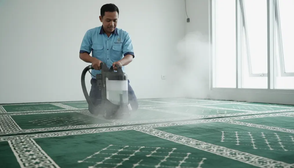 Steam Cleaning Karpet: Solusi Terbaik untuk Mushola Anda