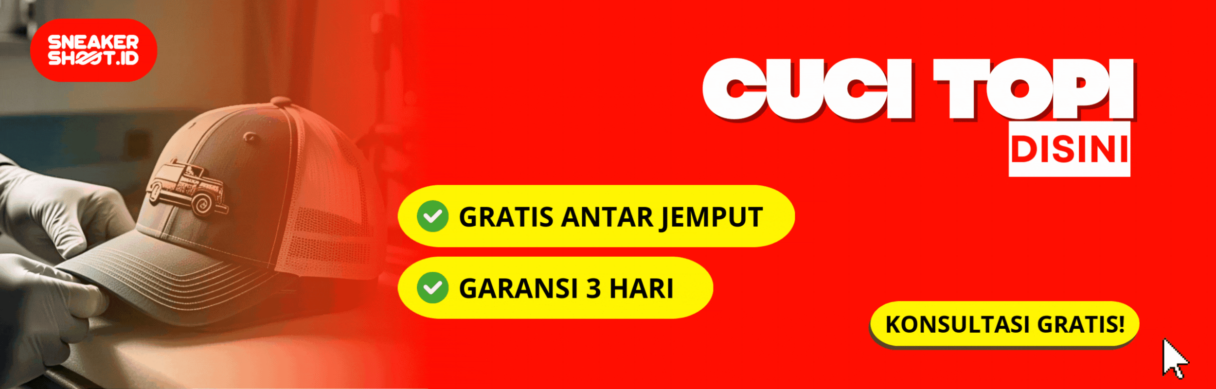 Jasa Cuci Topi di sneakershoot.id.