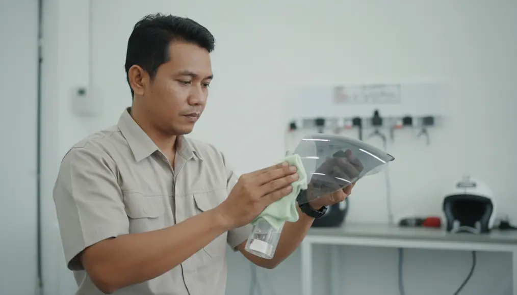 Pentingnya Detailing dan Polishing untuk Kaca Helm