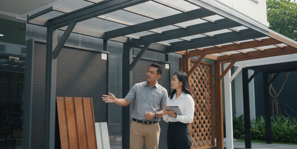 Memilih Material Kanopi yang Kuat dan Tahan Lama