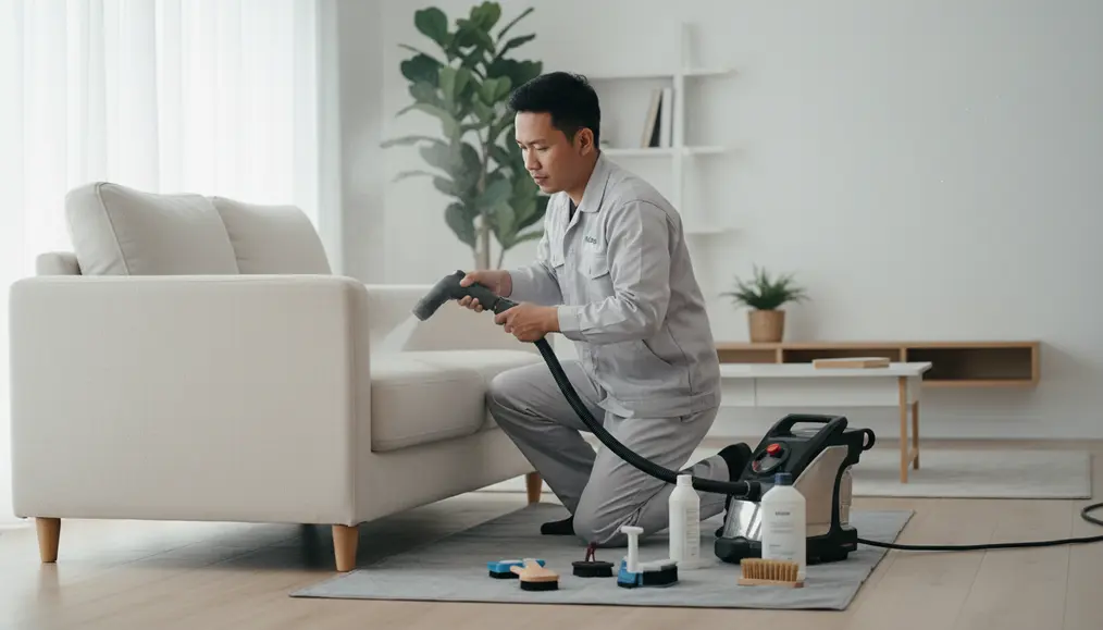 Cara Mencuci Sofa Sebelum Kumpul Keluarga: DIY vs. Profesional