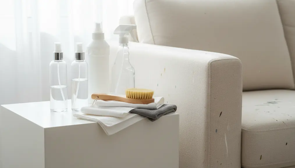 Bahan Pembersih Efektif untuk Noda Cat di Sofa
