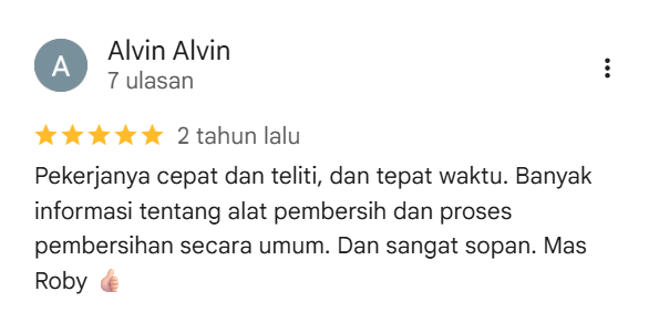 Testimoni Pelanggan Home Steril