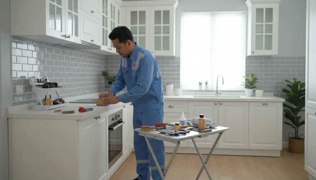 Layanan Home Steril untuk Perbaikan Finishing Kitchen Set Anda