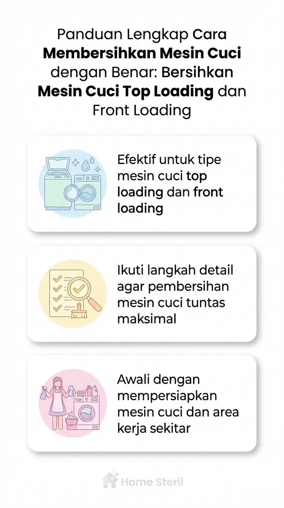 Panduan Lengkap **Cara Membersihkan Mesin Cuci** dengan Benar: **Bersihkan Mesin Cuci Top Loading** dan Front Loading