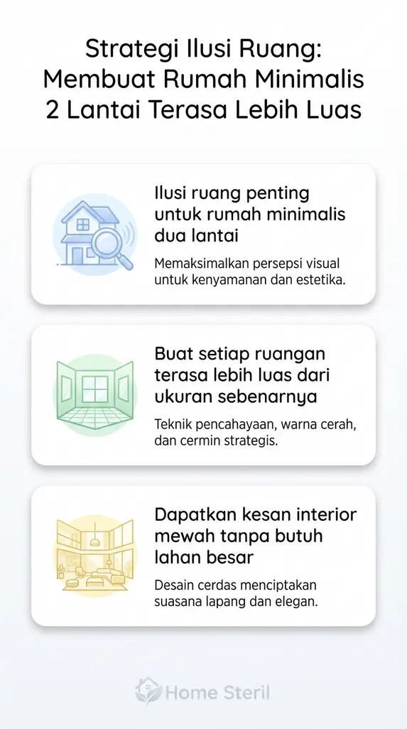 Strategi Ilusi Ruang: Membuat Rumah Minimalis 2 Lantai Terasa Lebih Luas