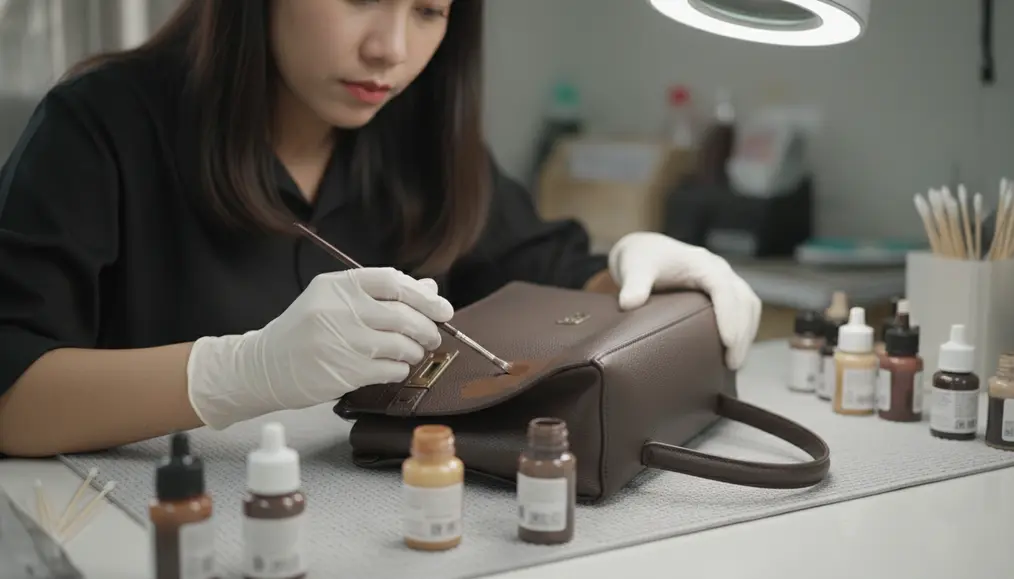 Repaint: Solusi Terbaik untuk Restorasi Warna Tas dari Noda Tinta Permanen