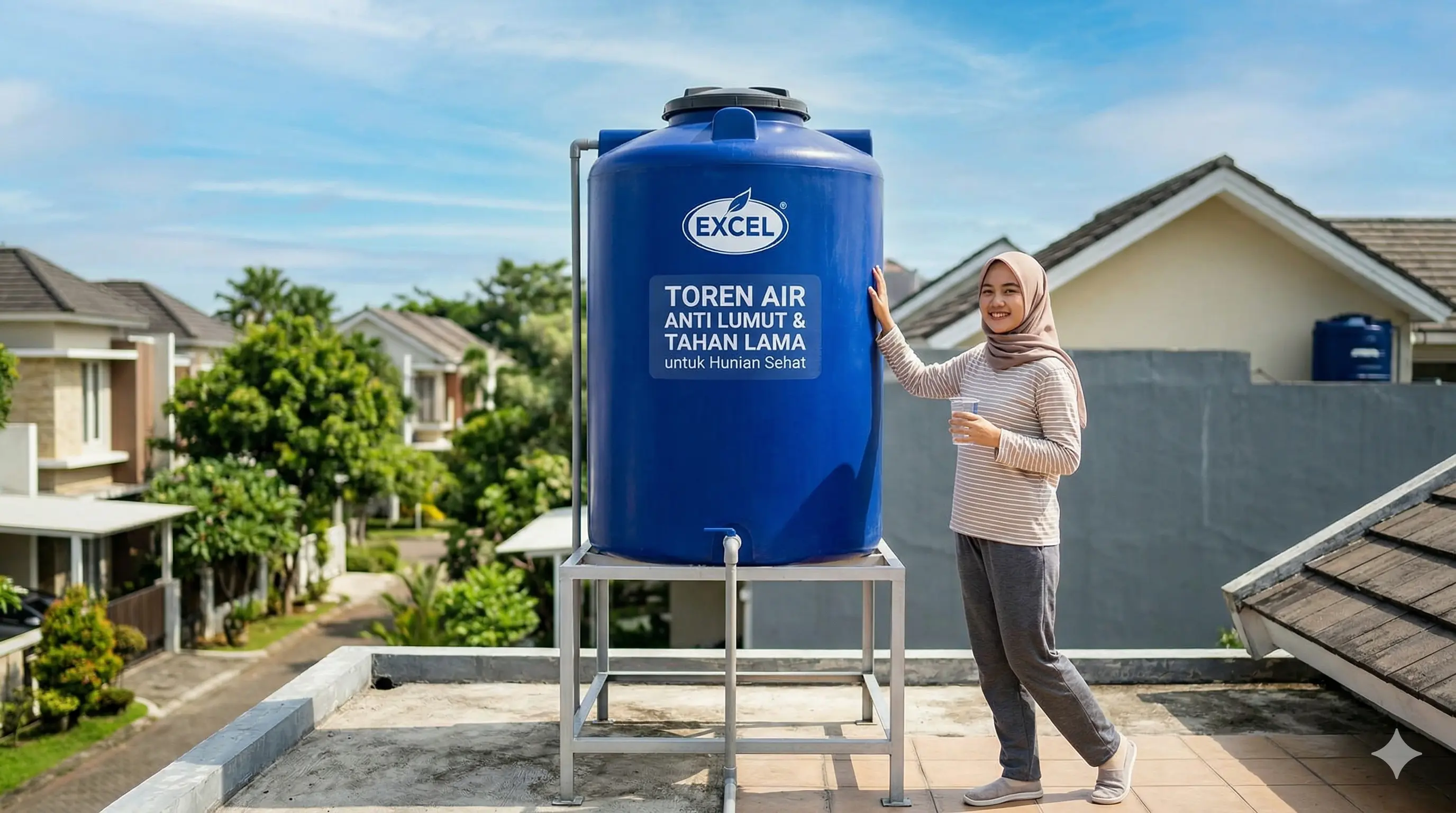 5 Merk Toren Air Anti Lumut & Tahan Lama untuk Hunian Sehat