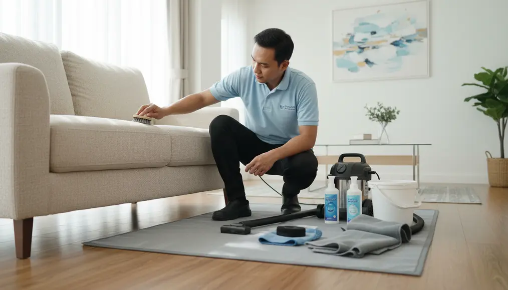 Persiapan Awal untuk Cuci Sofa yang Optimal: Kunci Tekstur Tetap Halus