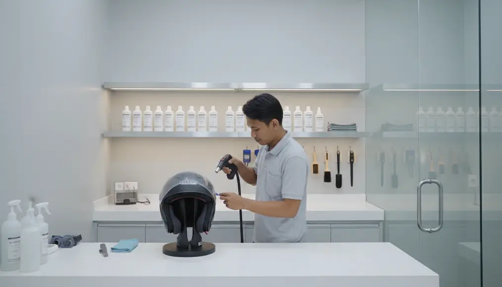 Mengapa kamu harus memilih jasa Cuci Helm di Sneakershoot?