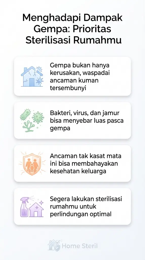Menghadapi Dampak Gempa: Prioritas Sterilisasi Rumahmu