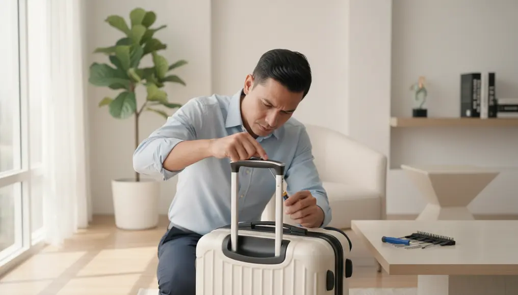 Cara Cepat Memperbaiki Handle Koper Longgar Untuk Traveler Bisnis