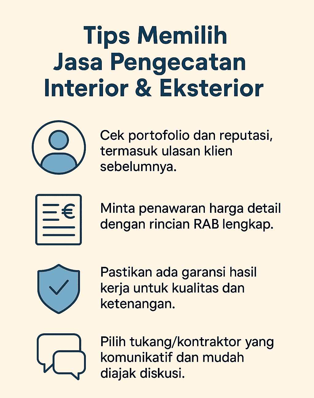 Tips Memilih Jasa Pengecatan Interior dan Exterior