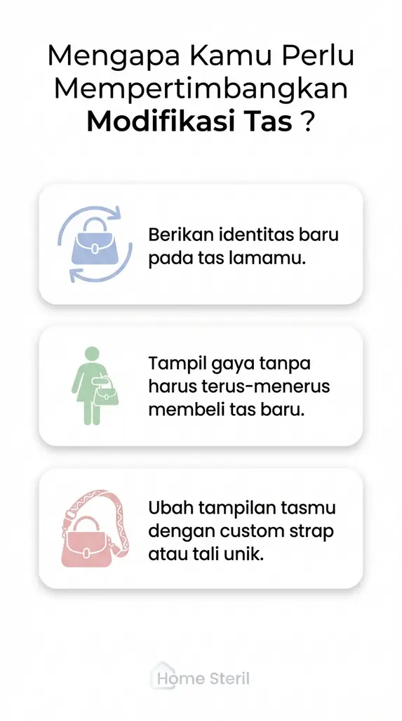 Mengapa Kamu Perlu Mempertimbangkan Modifikasi Tas ?