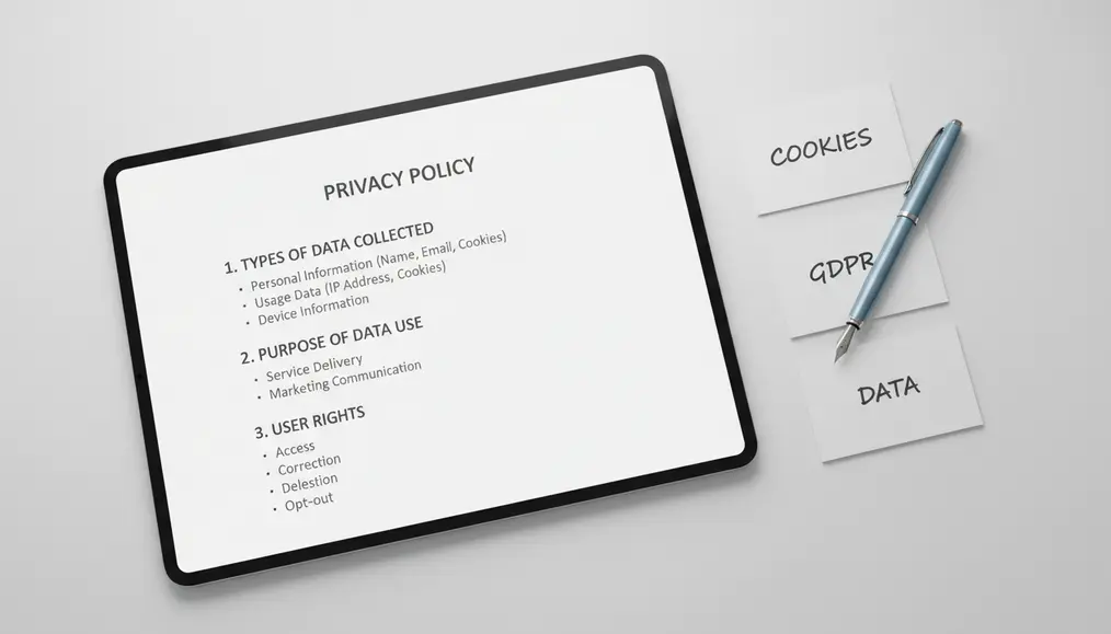 Key Components: What to Include in a Website Privacy Policy Australia