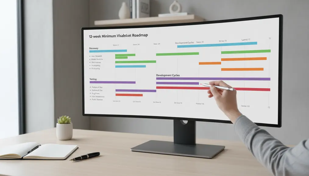 The 12-Week MVP Roadmap: A Phased Approach
