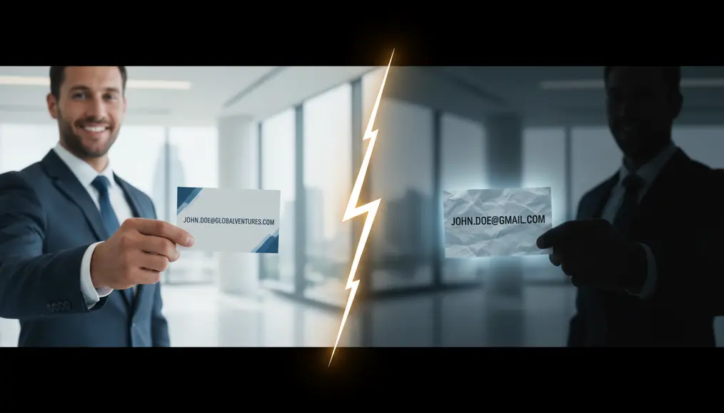 Why a Custom Email Address is Non-Negotiable for Business Credibility