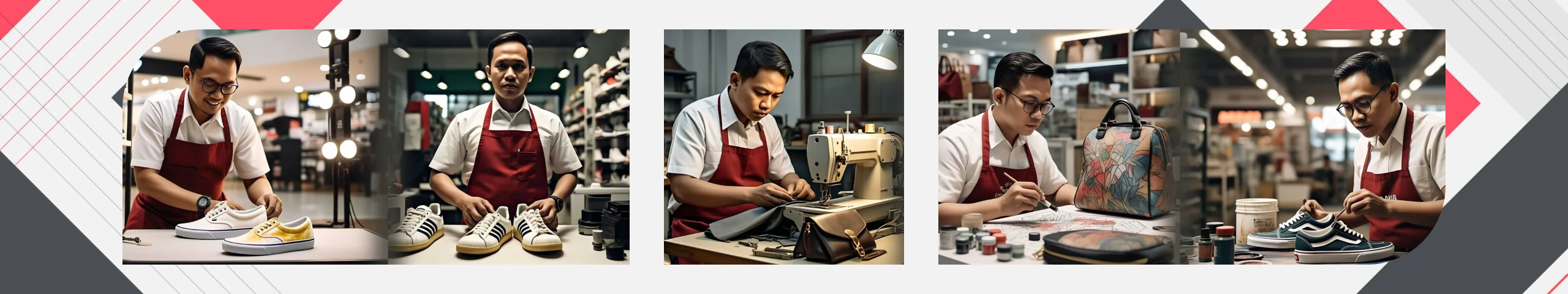 Tim Sneakershoot.id melakukan perawatan sepatu premium